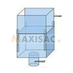 MAXISACO ABIERTO CON TAPA FUELLE Y BUZON DESCARGA PACK 10 UNIDADES